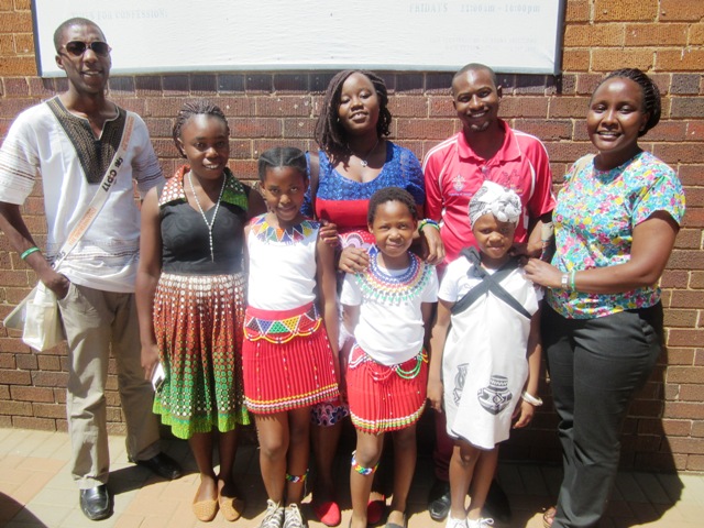 CYNESA Team with children from St Phillip Moletsane