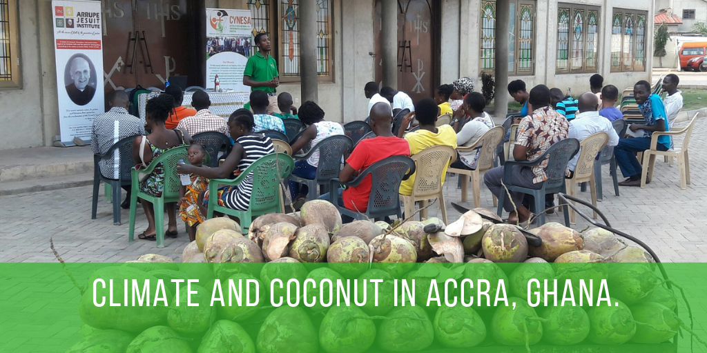 Climate and Coconut in Accra, Ghana